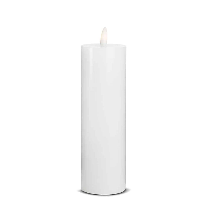 LED Candle (1 piece) with realistic 3D flame 5 x 20 cm | Kalsten