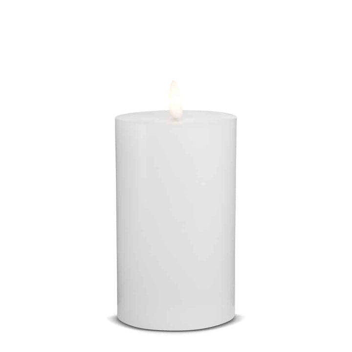 LED Candle (1 piece) with realistic 3D flame 5 x 15 cm | Kalsten