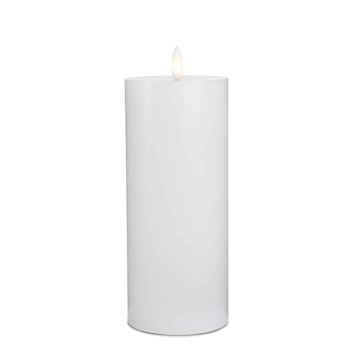 LED Candle (1 piece) with realistic 3D flame 7.5 x 20 cm | Kalsten