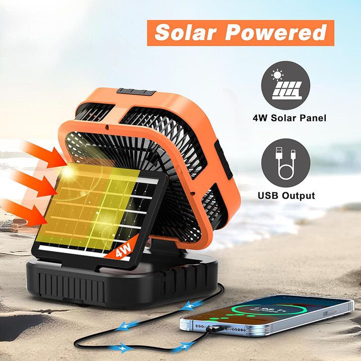 3 in 1 Solar Camping Fan | Kalsten