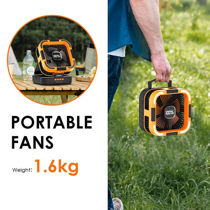 3 in 1 Solar Camping Fan | Kalsten