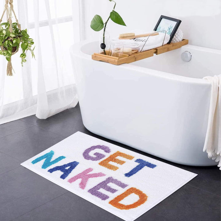 Kalsten | Get Naked Bath Mat – Soft tufted bathroom rug