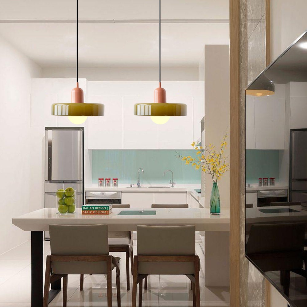 Colorful Bauhaus-Style Pendant Lamp - StiloGlas | Kalsten