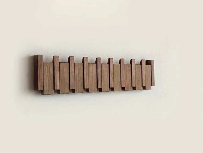 Kalsten | HarmonyCoat Wooden Piano Coat Rack – Stylish Wall Decoration & Practical Storage