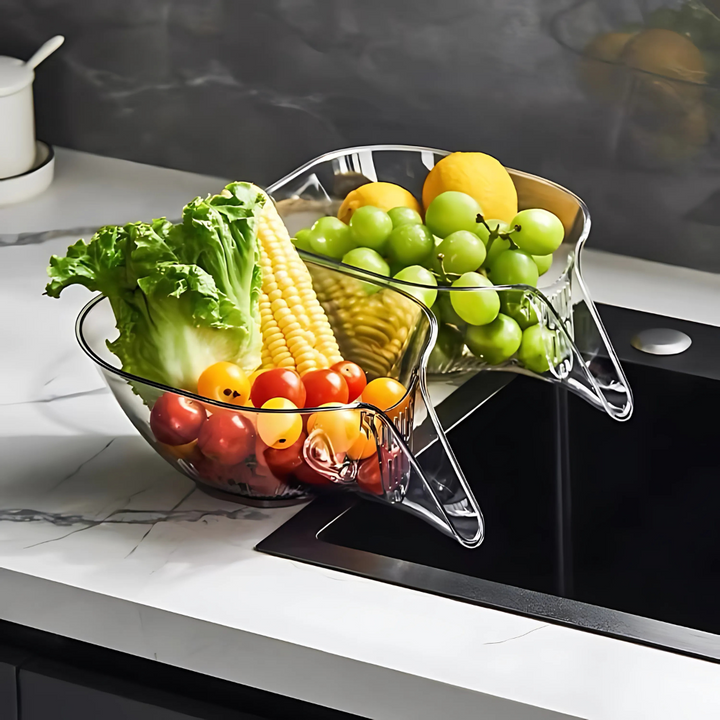 Kitchen Strainer Bowl Fruit Vegetable Strainer Kalsten