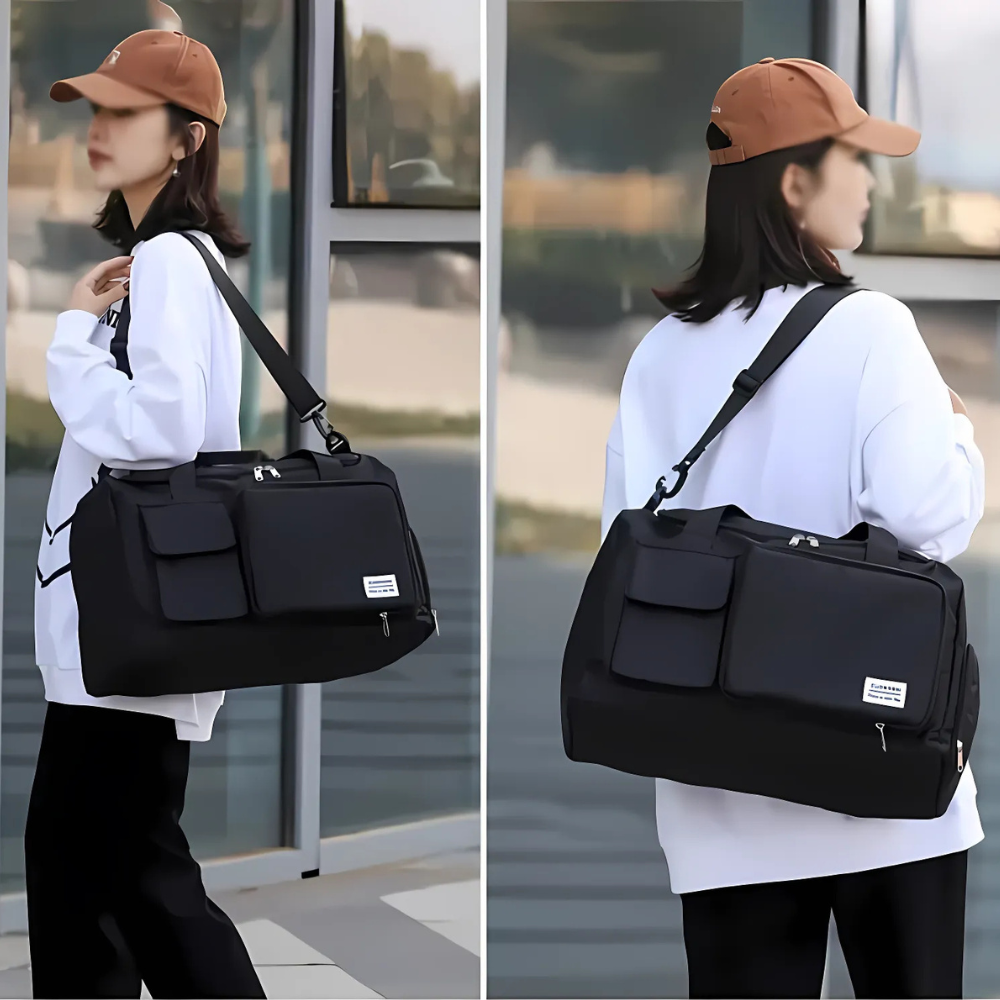 Unisex Large Travel Duffle Bag | Lightweight Multi Pocket Kalsten