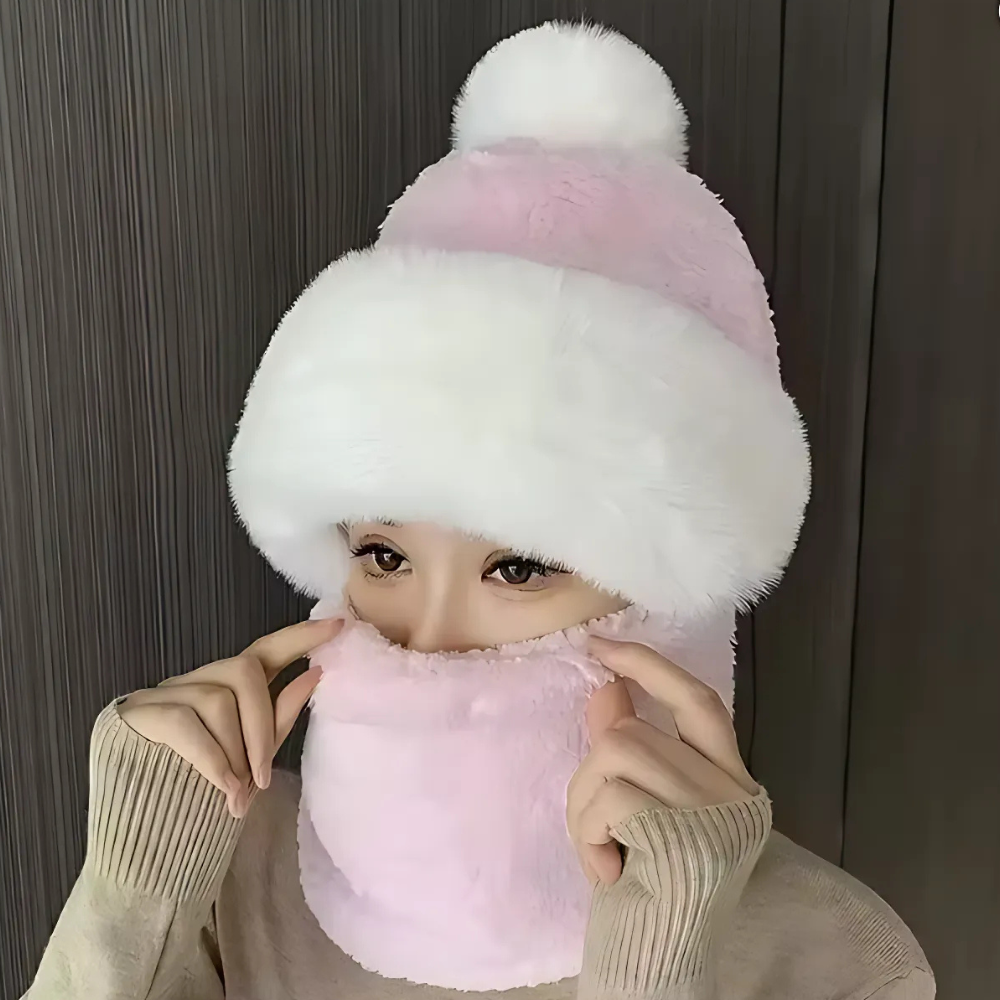 Winter Faux Fur Hat Scarf Set Kalsten