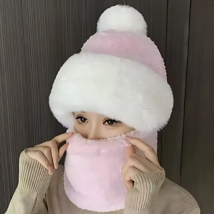 Winter Faux Fur Hat Scarf Set Kalsten