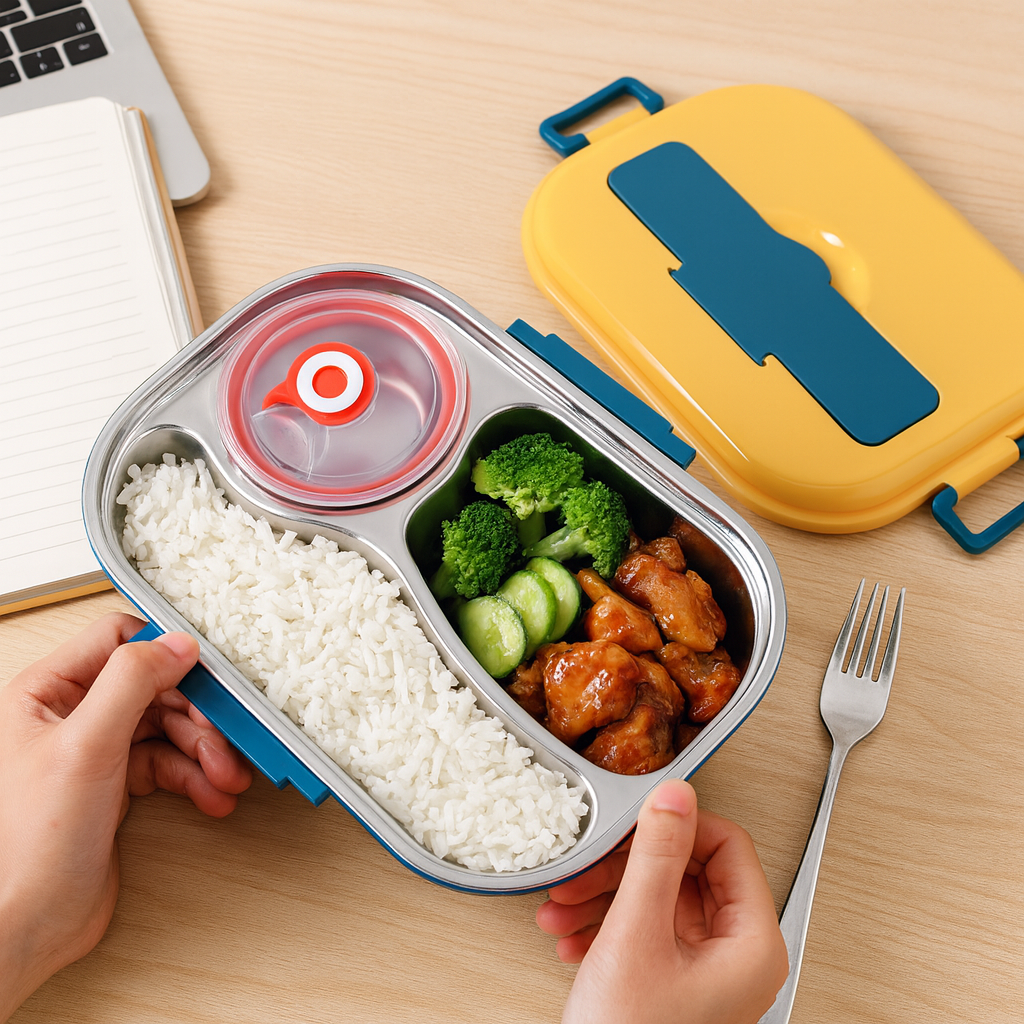 Stainless Steel Bento Lunch Box Compartments Kalsten
