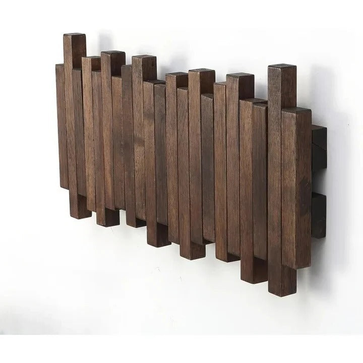 Kalsten | Natural Wood Coat Hook Rack