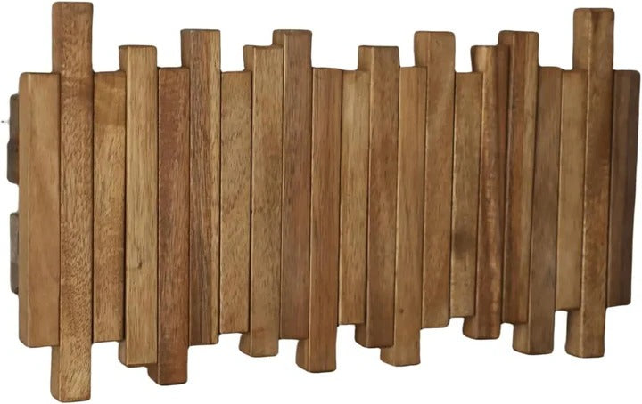 Kalsten | Natural Wood Coat Hook Rack