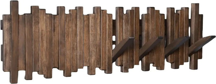Kalsten | Natural Wood Coat Hook Rack