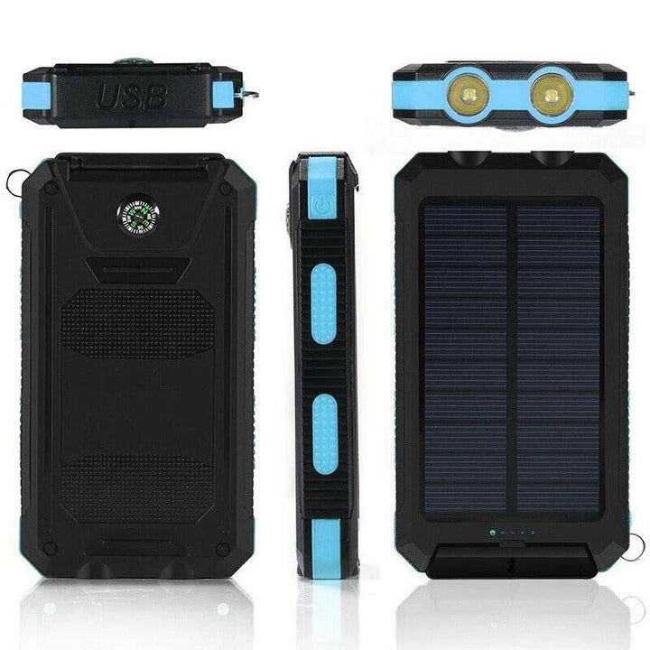 30,000mAh Waterproof Solar Power Bank