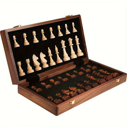 Skanto Skanto | Premium Wooden Chess Set | Foldable with Magnetic Clasp