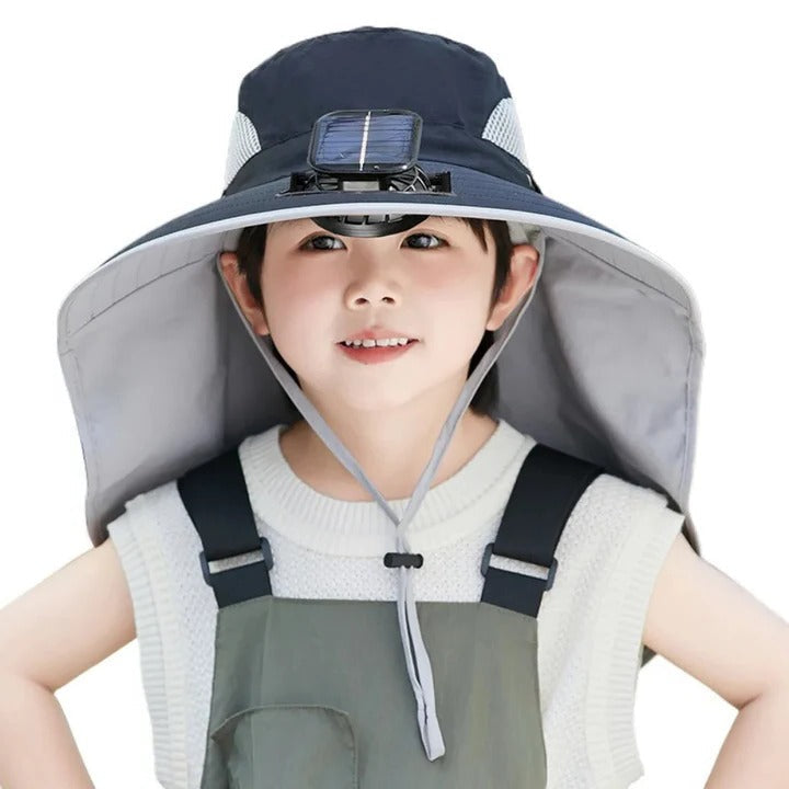 Adjustable Kids Solar Fan Hat | Kalsten