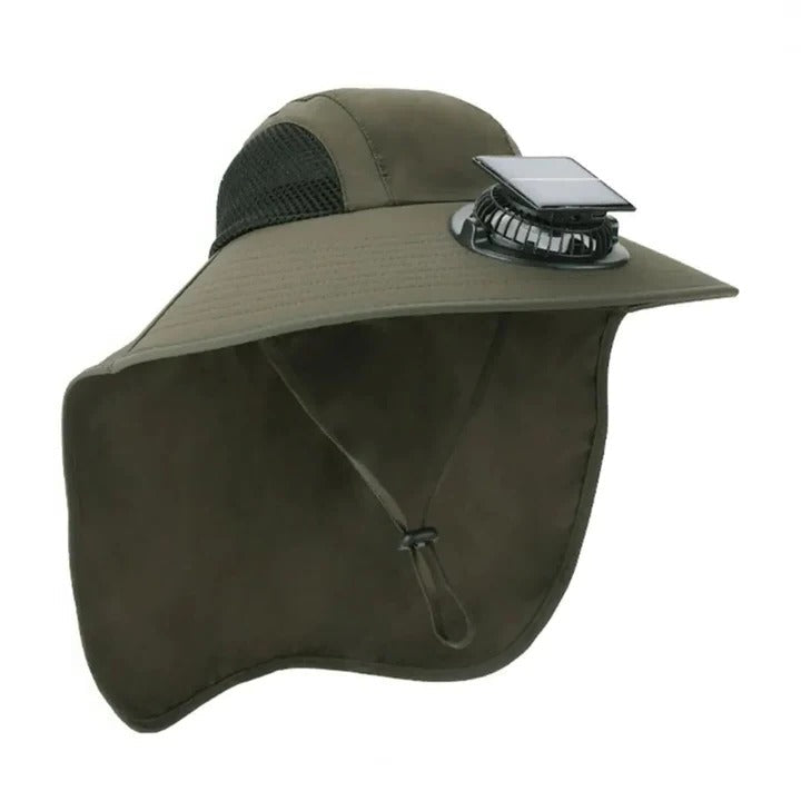Solar Fan Hat with Wide Brim UV Protection | Kalsten