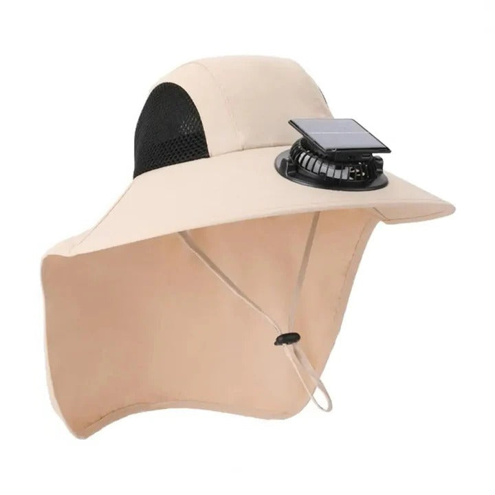 Solar Fan Hat with Wide Brim UV Protection | Kalsten