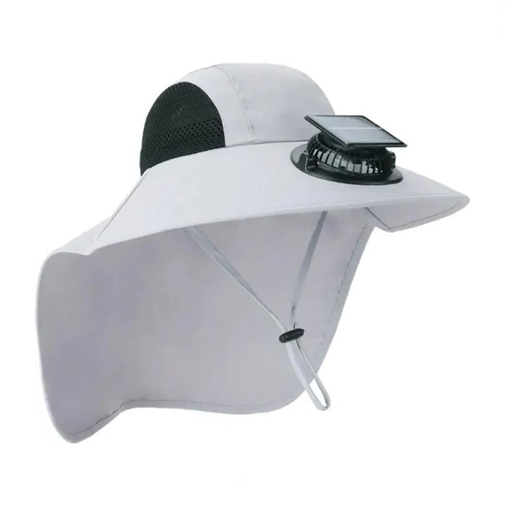 Solar Fan Hat with Wide Brim UV Protection | Kalsten