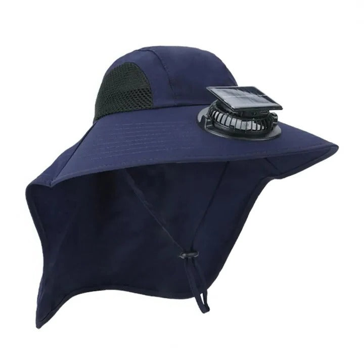 Solar Fan Hat with Wide Brim UV Protection | Kalsten