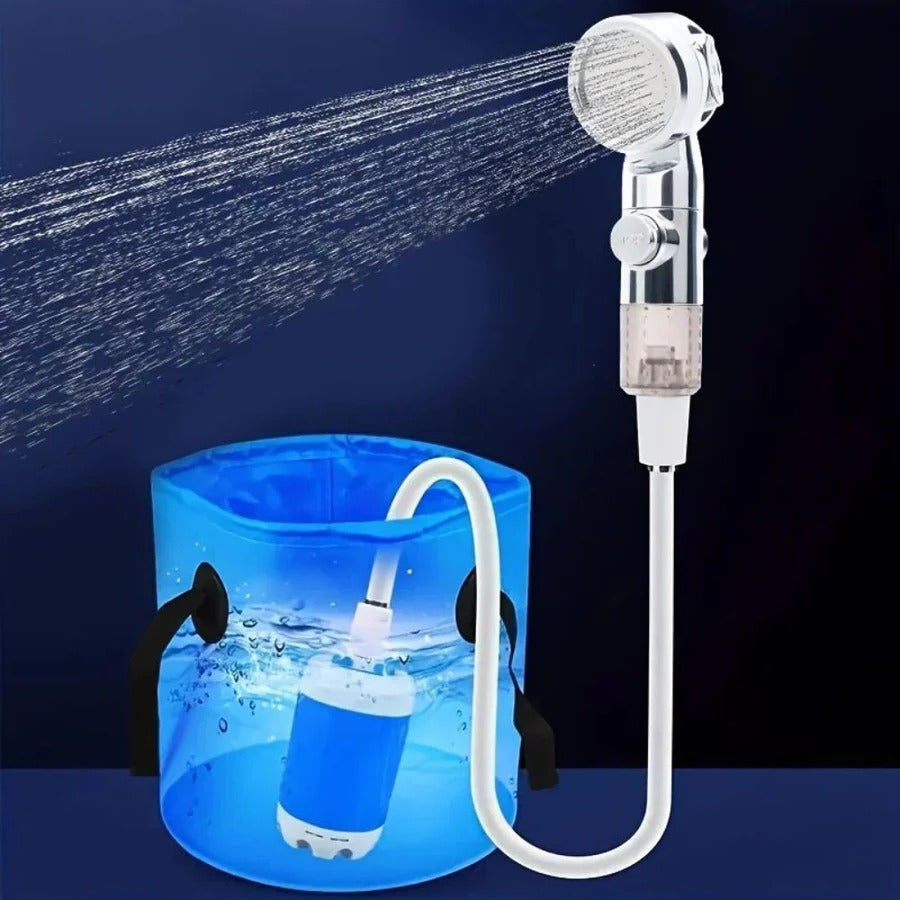 Kalsten | Portable USB Rechargeable Water Pump Shower Head