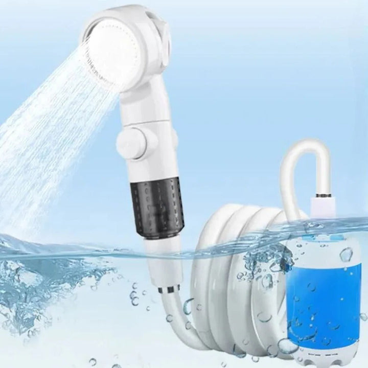 Kalsten | Portable USB Rechargeable Water Pump Shower Head