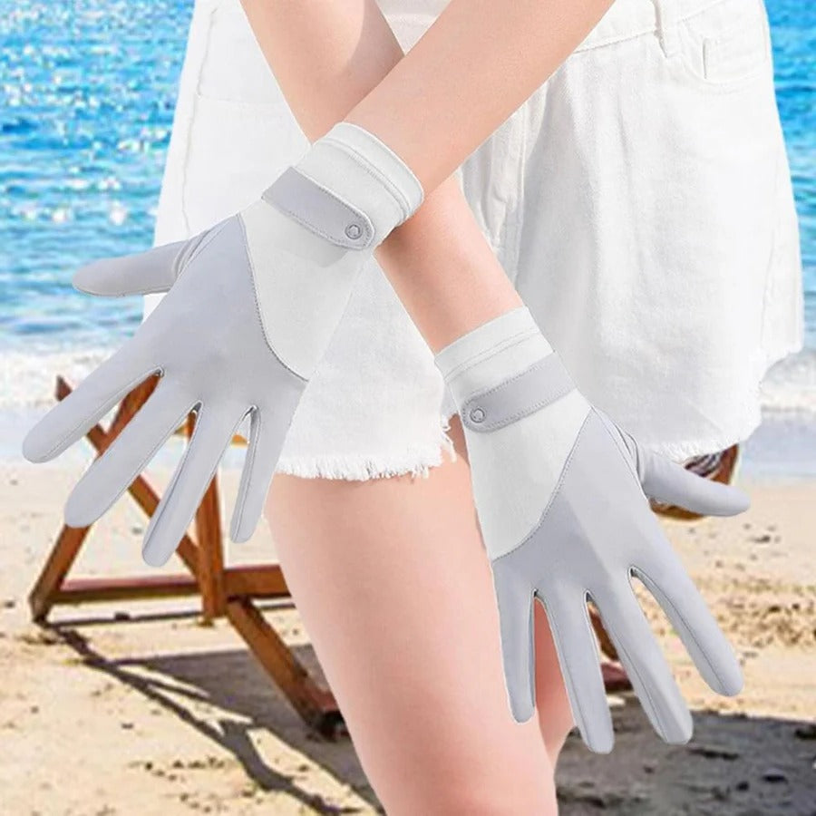 Kalsten | Womens Breathable UV Sun Protection Driving Gloves