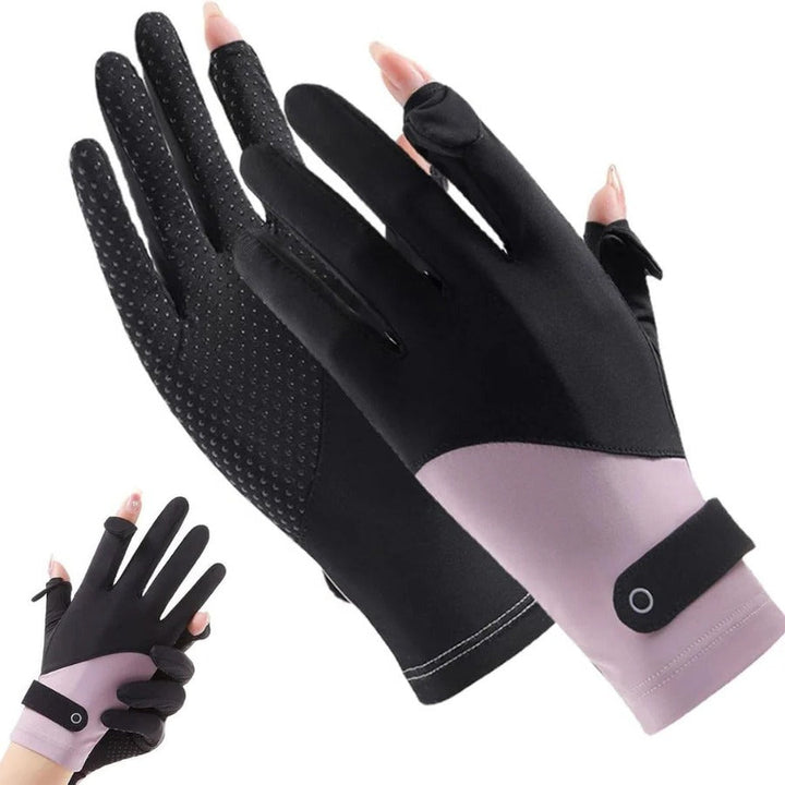 Kalsten | Womens Breathable UV Sun Protection Driving Gloves