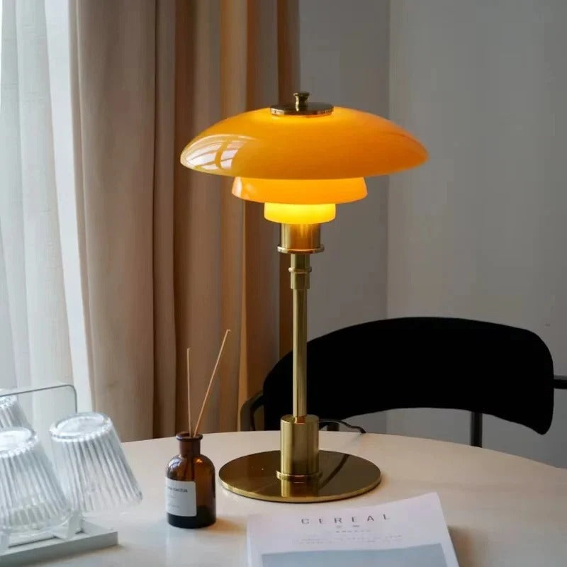Dimmable Round Table Lamp