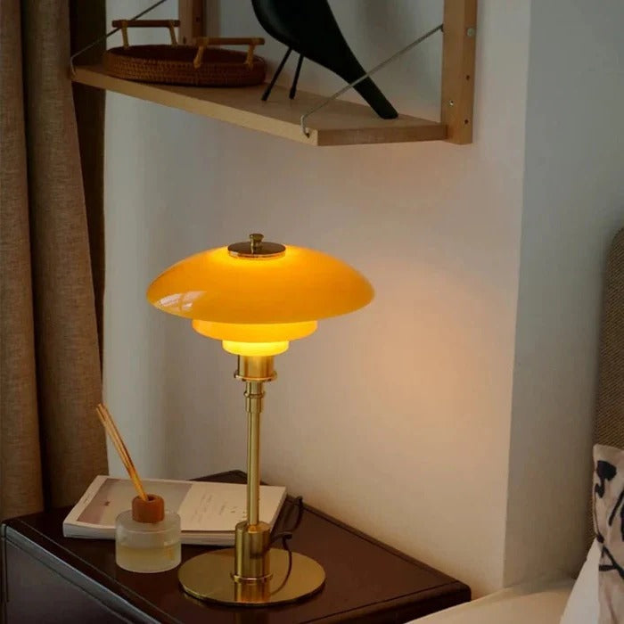 Dimmable Round Table Lamp