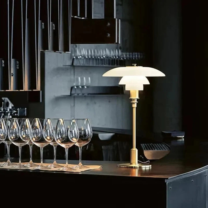 Dimmable Round Table Lamp