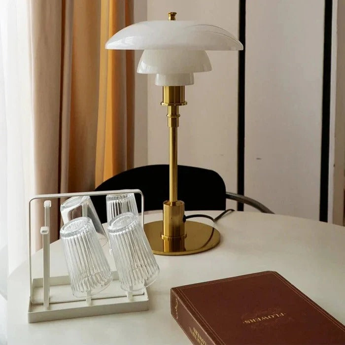 Dimmable Round Table Lamp