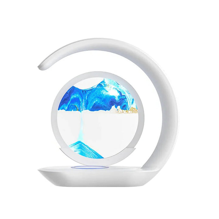 3D Sand Art Table Lamp with Wireless Charger | Kalsten