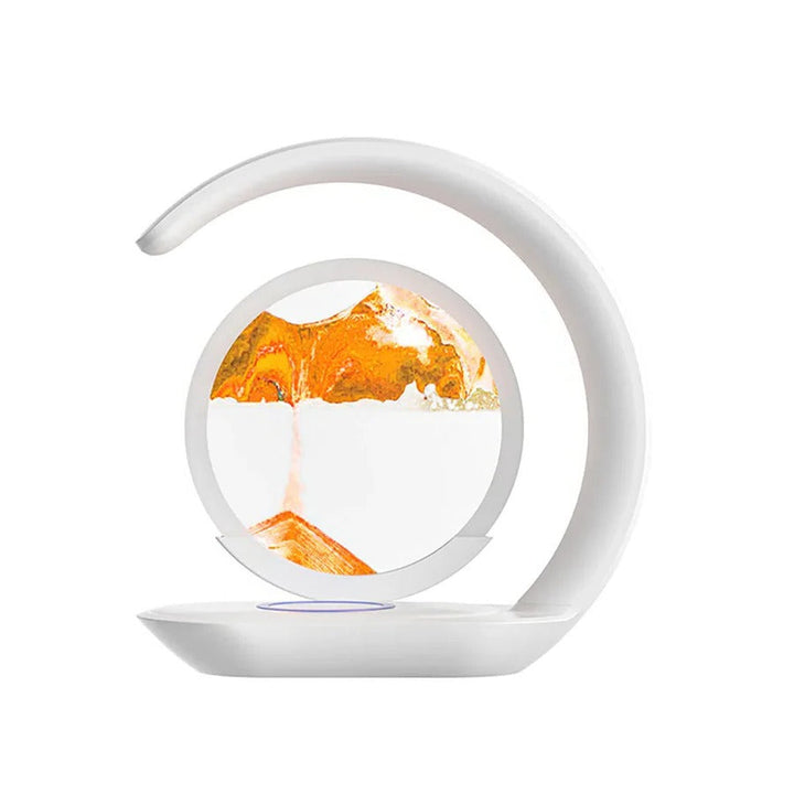 3D Sand Art Table Lamp with Wireless Charger | Kalsten