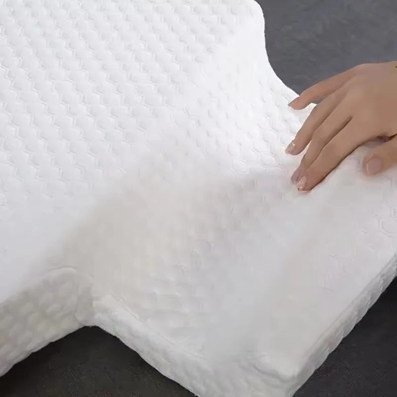 Kalsten | Orthopedic Couple Pillow | Arm Tunnel Cuddle Design | Memory Foam