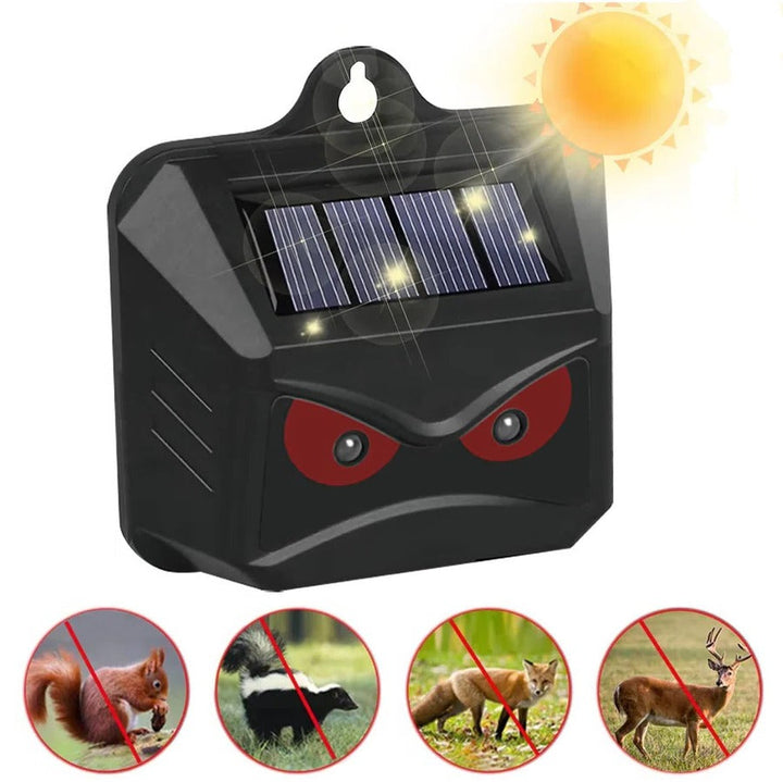 Kalsten | 2pcs Solar Powered Ultrasonic Animal Repellent