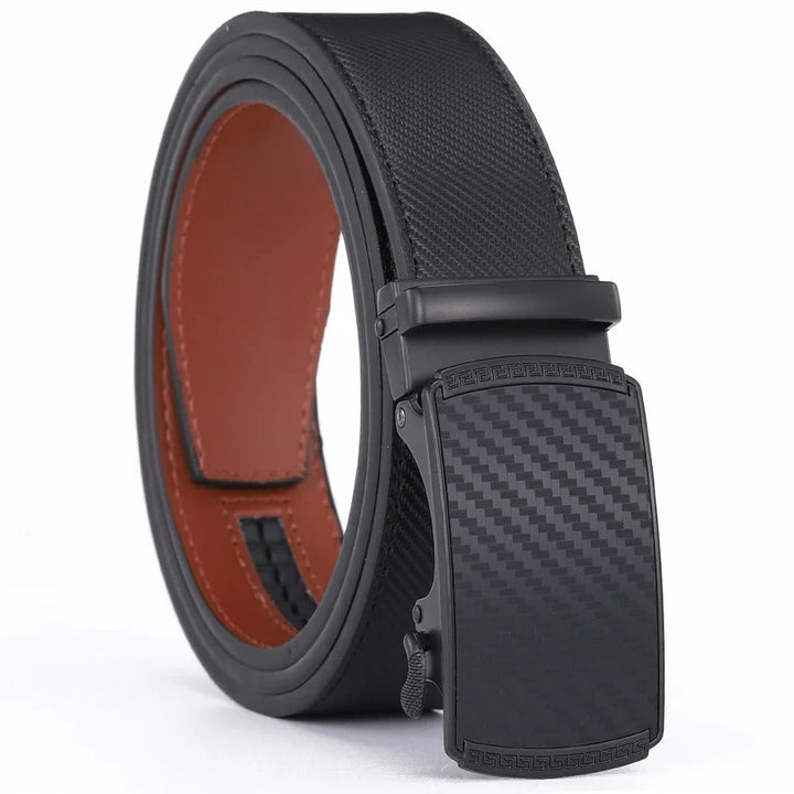 Men’s Leather Belt with Automatic Buckle