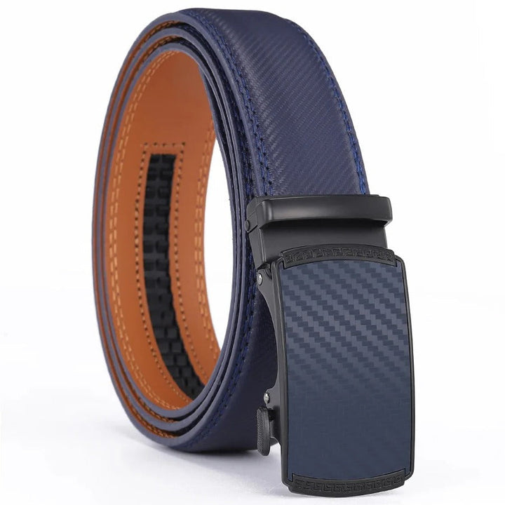Men’s Leather Belt with Automatic Buckle