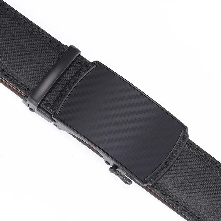 Men’s Leather Belt with Automatic Buckle