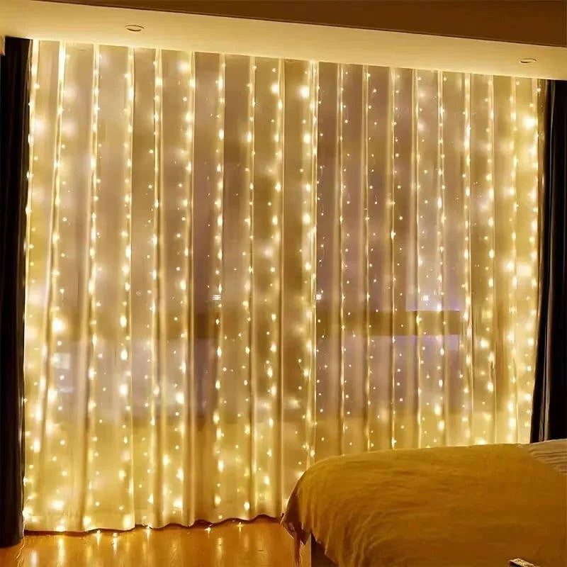 Kalsten | Curtain LED Lights with Remote, USB Powered