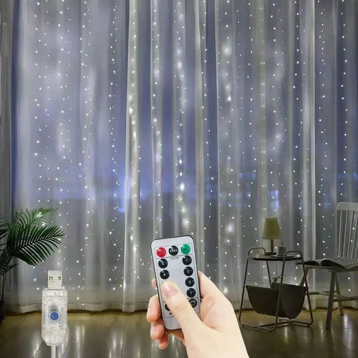 Kalsten | Curtain LED Lights with Remote, USB Powered