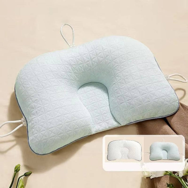 Kalsten | Baby Pillow with Memory Foam and Cotton Cover, Portable Infant Support Cushion