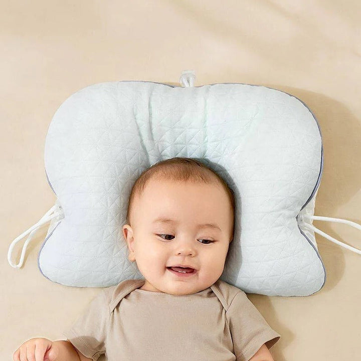 Kalsten | Baby Pillow with Memory Foam and Cotton Cover, Portable Infant Support Cushion