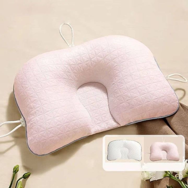 Kalsten | Baby Pillow with Memory Foam and Cotton Cover, Portable Infant Support Cushion