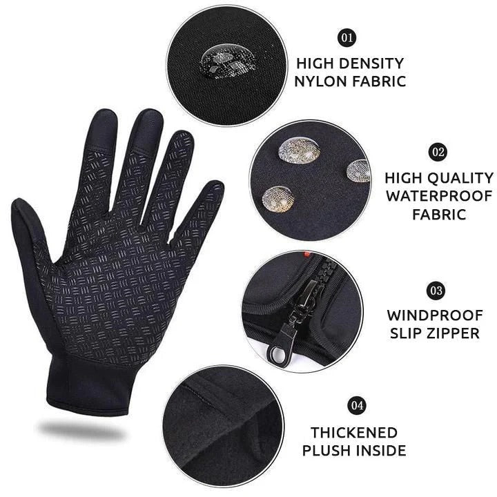 Unisex Heated Thermal Gloves for Winter Outdoors