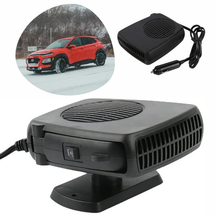 Portable 12V Ceramic Car Heater & Defroster (150W/300W)