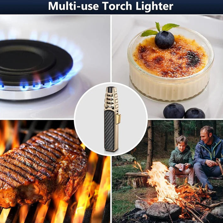 Kalsten | Adjustable Flame Torch Lighter – Blue Flame for Kitchen & Outdoor Use