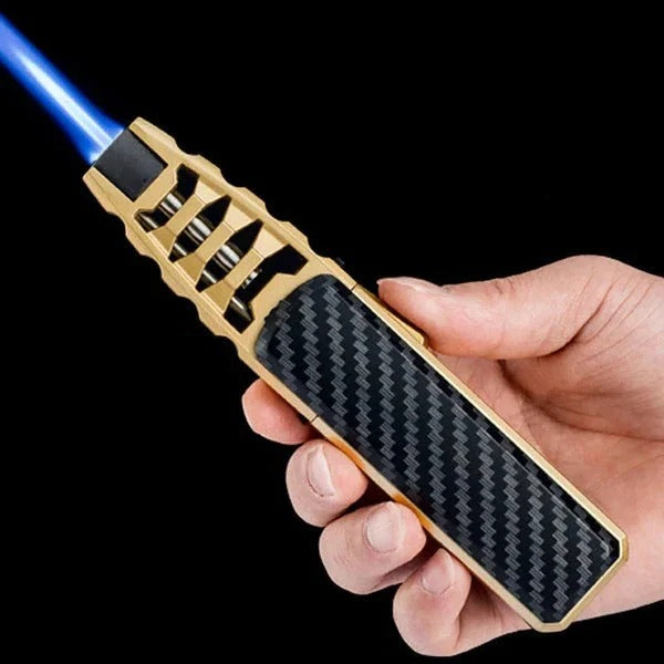 Adjustable Blue Flame Lighter for Kitchen & Outdoor Use