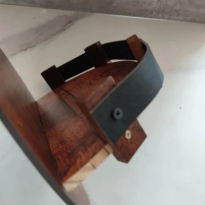 Kalsten | Rustic Whiskey Barrel Shelf – Bourbon Bottle Wall Display Rack