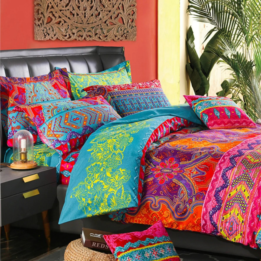 Colorful Abstract Duvet Cover Bedding Set