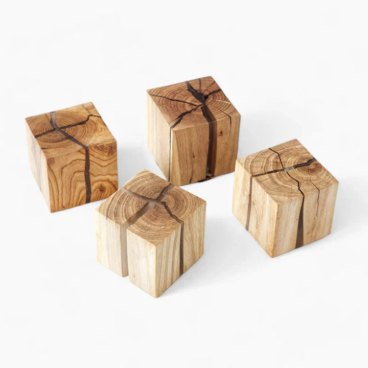 CrackLumen - Unique rustic cracked table lamp Kalsten